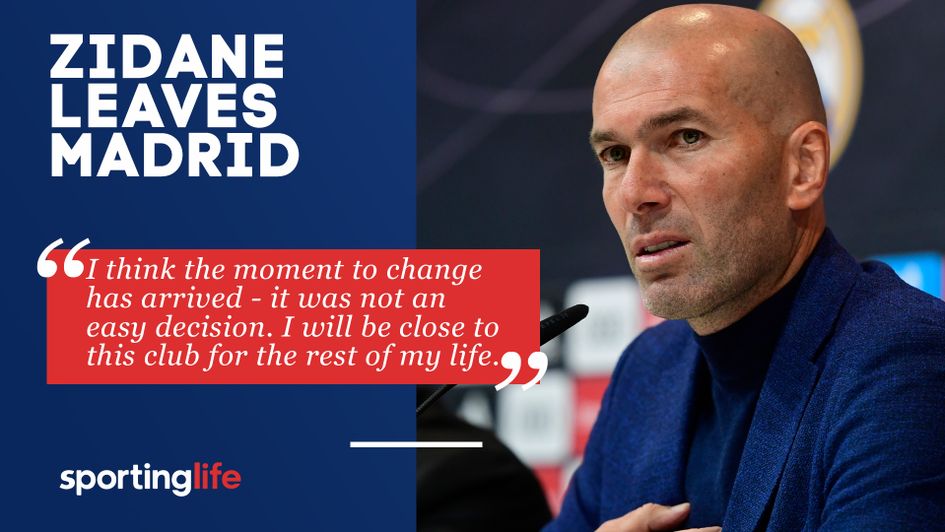 Zinedine Zidane's tenure at Real Madrid is over