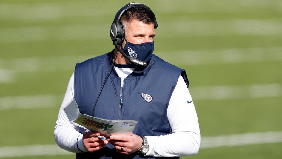 Head coach Mike Vrabel of the Tennessee Titans
