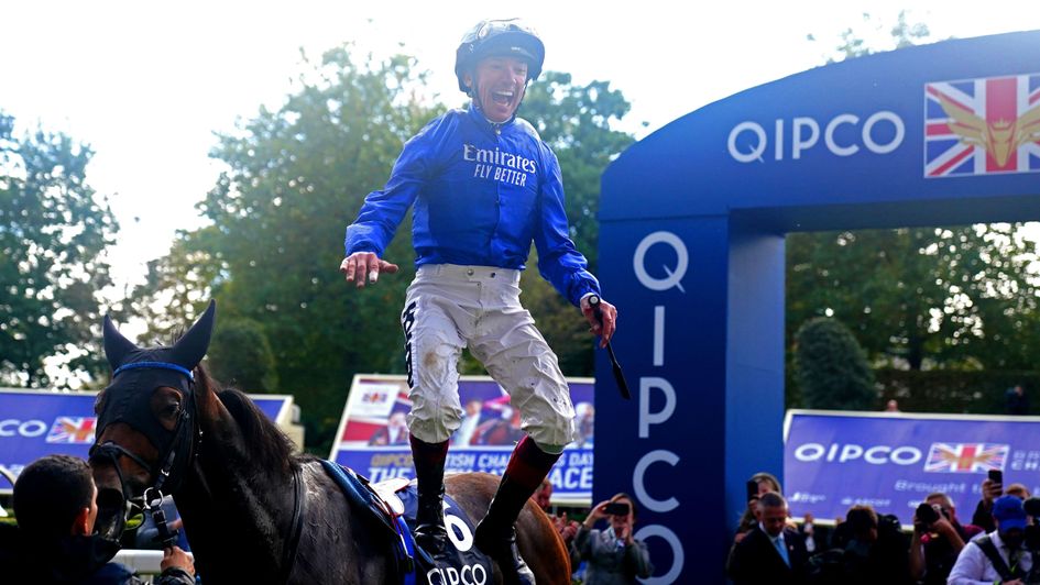 Trawlerman has Frankie Dettori jumping for joy