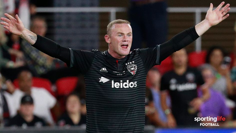 Wayne Rooney in action for DC United
