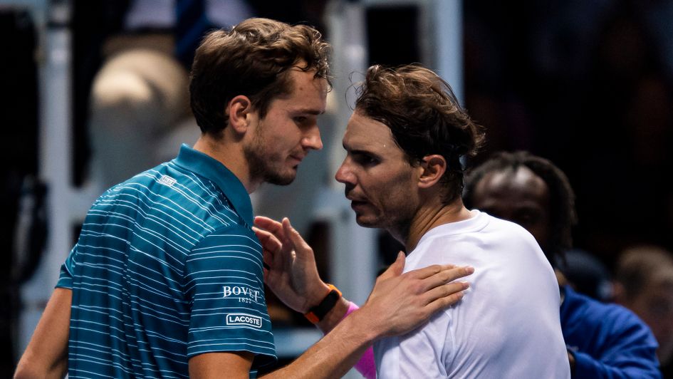 Rafael Nadal defeats Daniil Medvedev in London