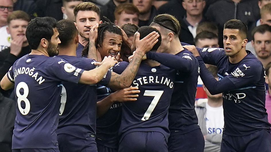 Manchester City went one point clear at the top of the Premier League table