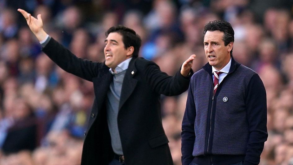 Andoni Iraola and Unai Emery