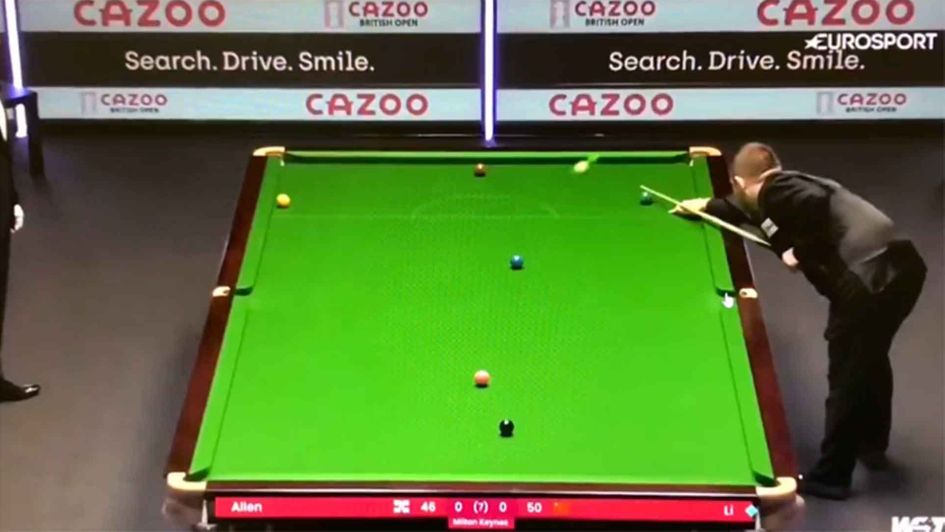 Scroll down to watch Mark Allen's ridiculous escape