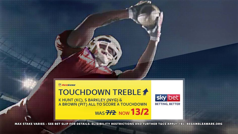 The Sky Bet touchdown treble on Sporting Life
