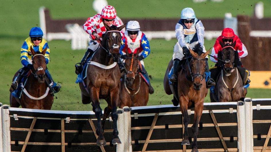 Kabral Du Mathan (light blue cap) jumps on at the last