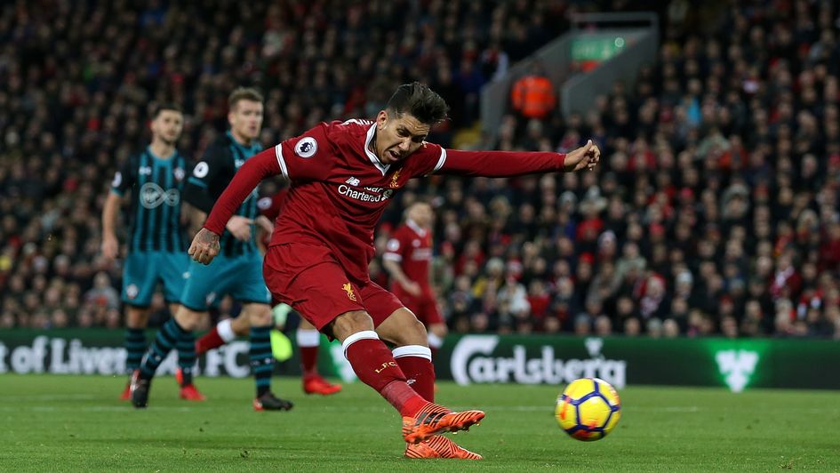 Liverpool's Roberto Firmino 