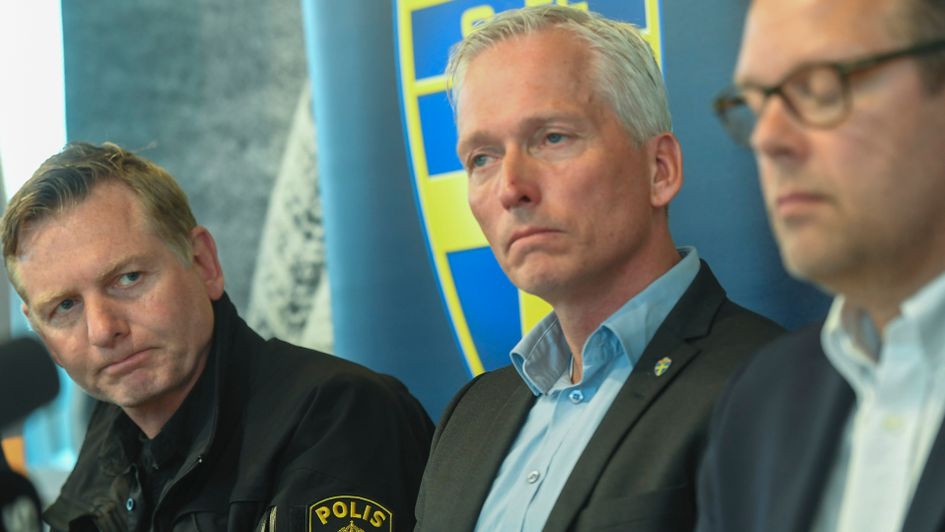 Swedish officials at Gothenburg 