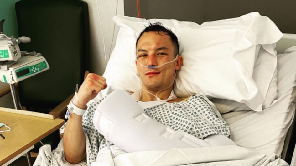 Josh Warrington recovering well (Picture: Josh Warrington's Instagram)