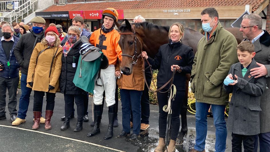 Saint Segal pictured with winning connections