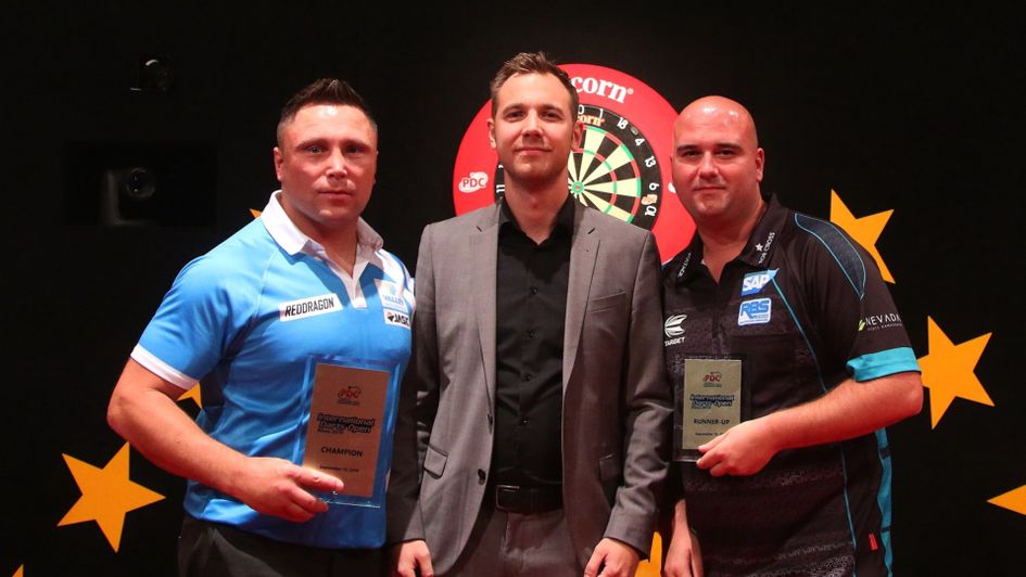 Gerwyn Price wins the International Darts Open (Picture: Tobias Wenzel, PDC Europe)