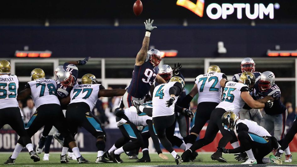 Josh Lambo in action for the Jacksonville Jaguars