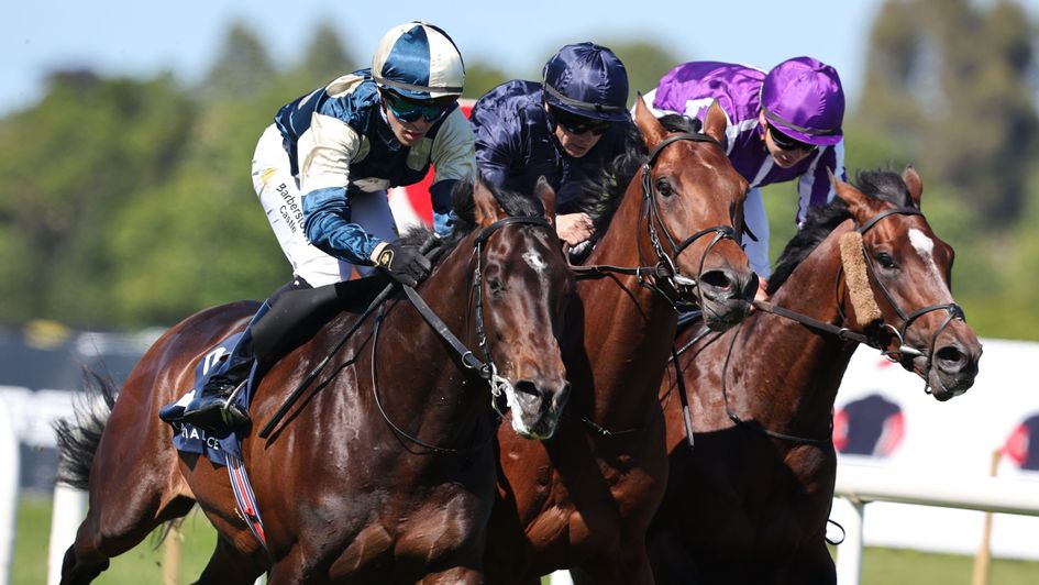 Pierre Bonnard (centre) is edged out at Leopatrdstown