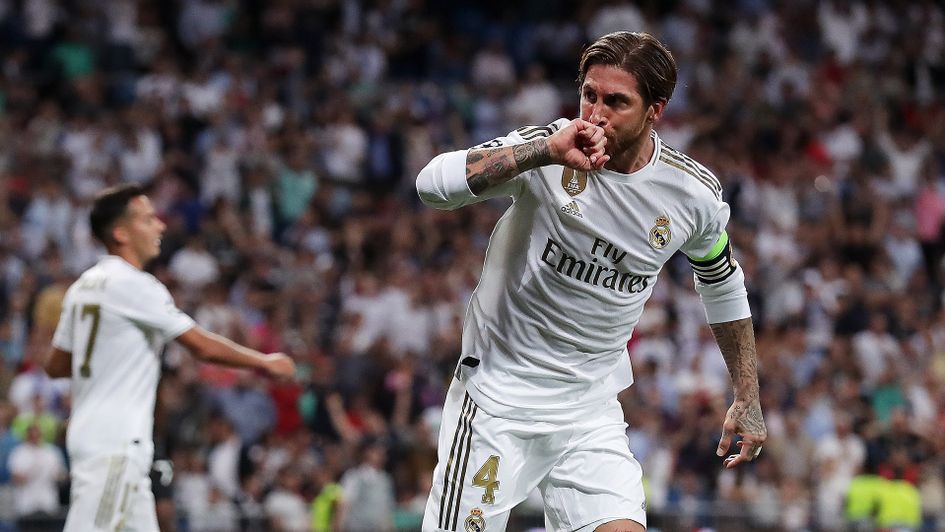Sergio Ramos scores for Real Madrid
