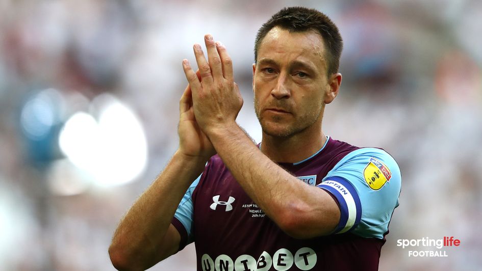 John Terry after Aston Villa were defeated in the Sky Bet Championship play-off final