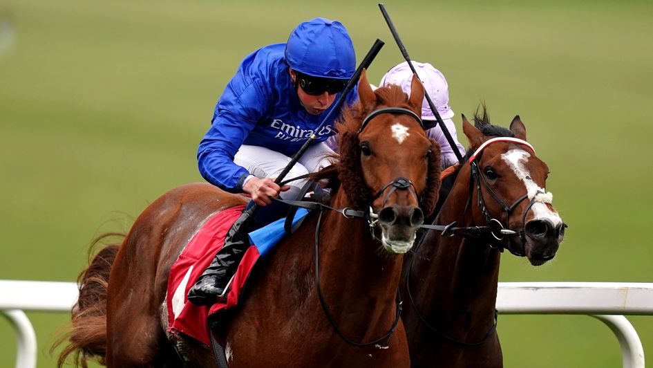 Nahanni in winning action at Epsom