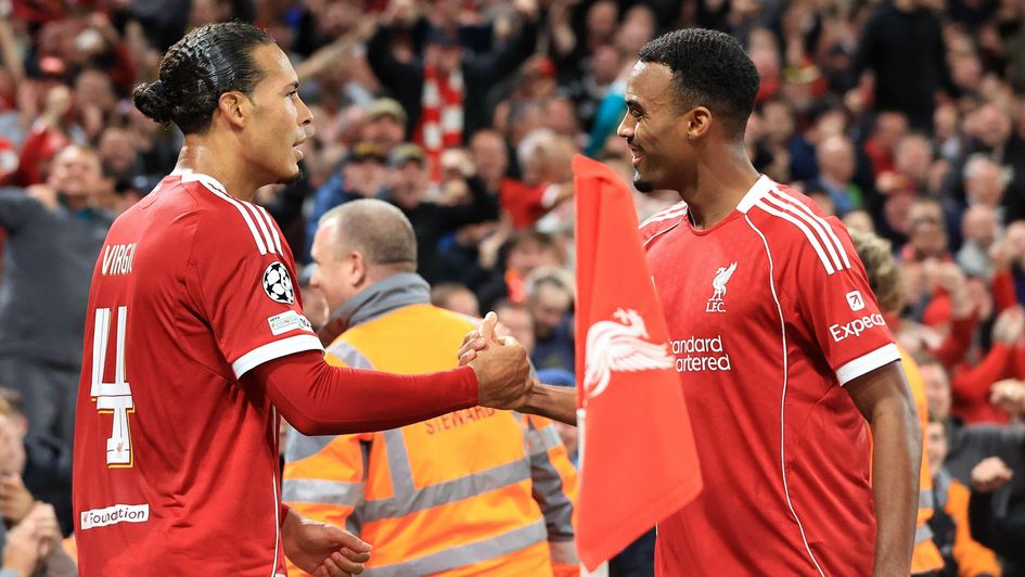 Virgil van Dijk and Ryan Gravenberch