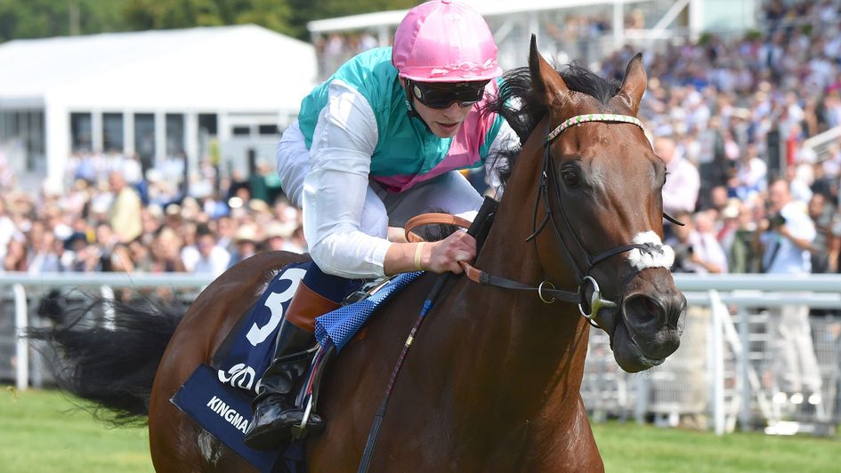 2014 Sussex Stakes winner Kingman is the sire of this year's favourite Field Of Gold