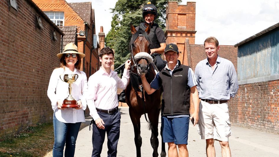 The Count Octave team with the Melbourne Cup