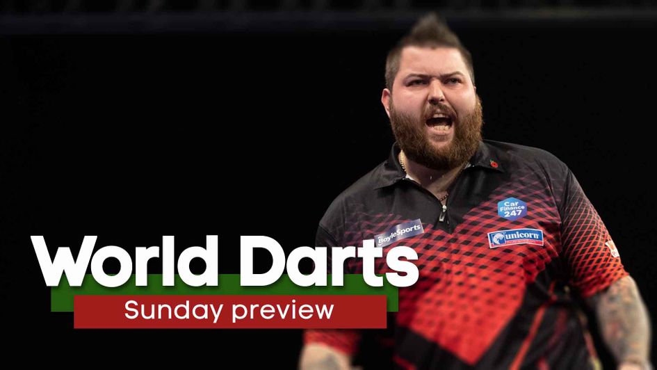 Michael Smith is in action on Sunday night