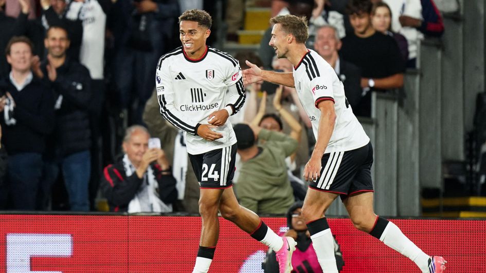 Josh King celebrates scoring