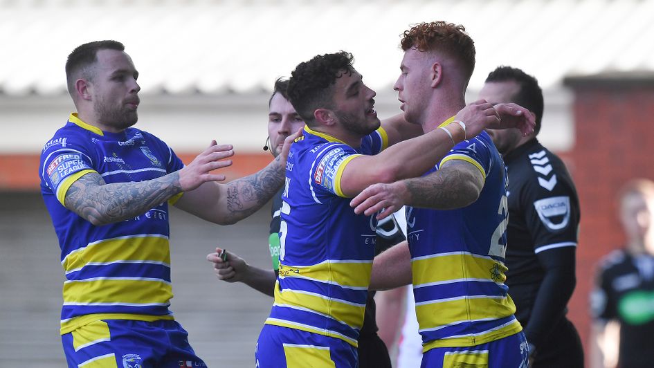Warrington celebrate