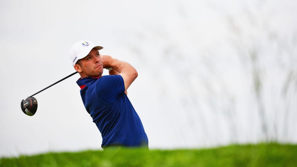 Paul Casey in action on day one