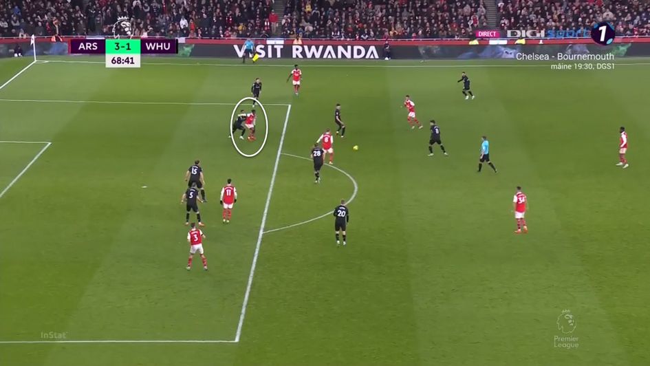 Nketiah v West Ham 2