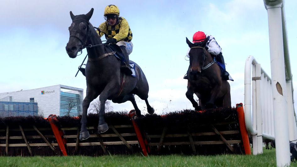 Gaillard Du Mesnil has the measure of Stattler at the last.