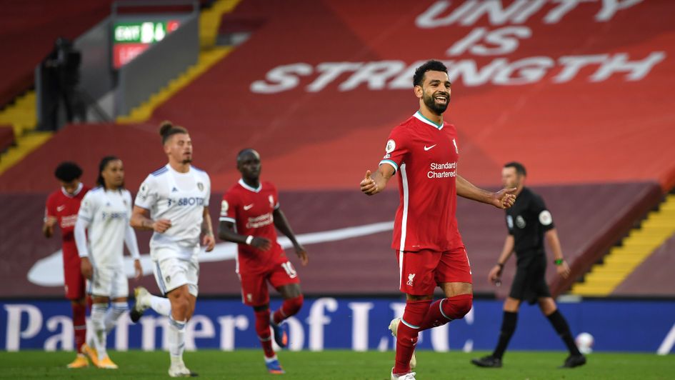 Mo Salah's late penalty completed his hat-trick and gave Liverpool a 4-3 win over Leeds