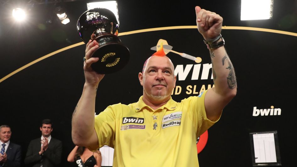 Peter Wright: The Grand Slam of Darts runner-up (Picture: Lawrence Lustig)