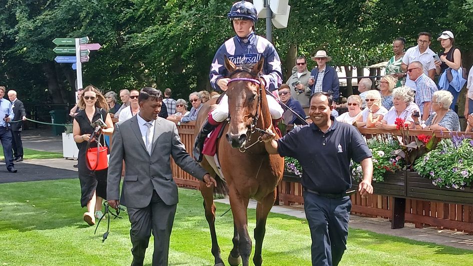 Another Abbot pictured after winning at Newmarket