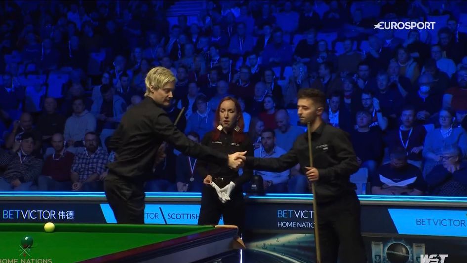 Neil Robertson and Joe O'Connor (Eurosport)
