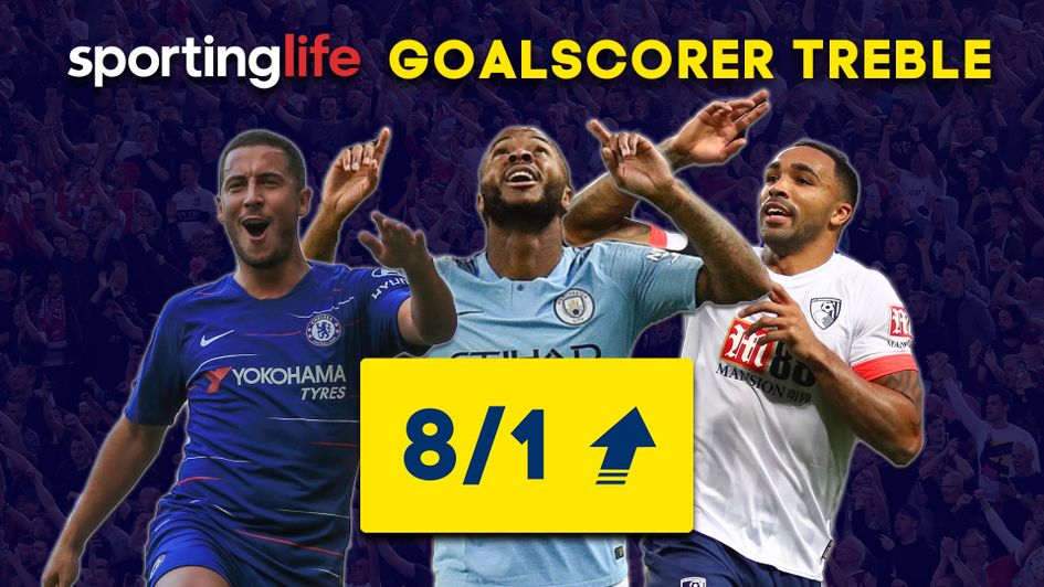 Goalscorer Treble for December 22: Eden Hazard, Raheem Sterling and Callum Wilson all included