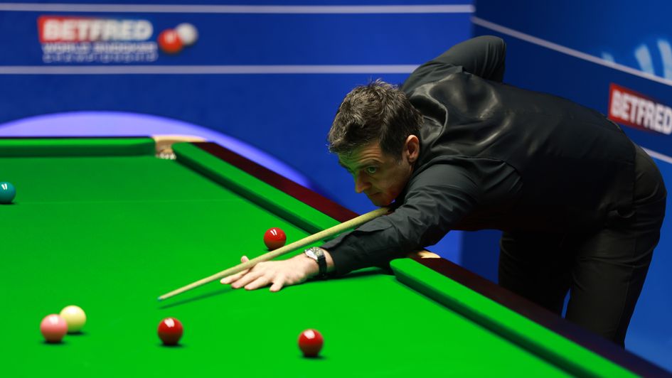 Ronnie O'Sullivan in full flow