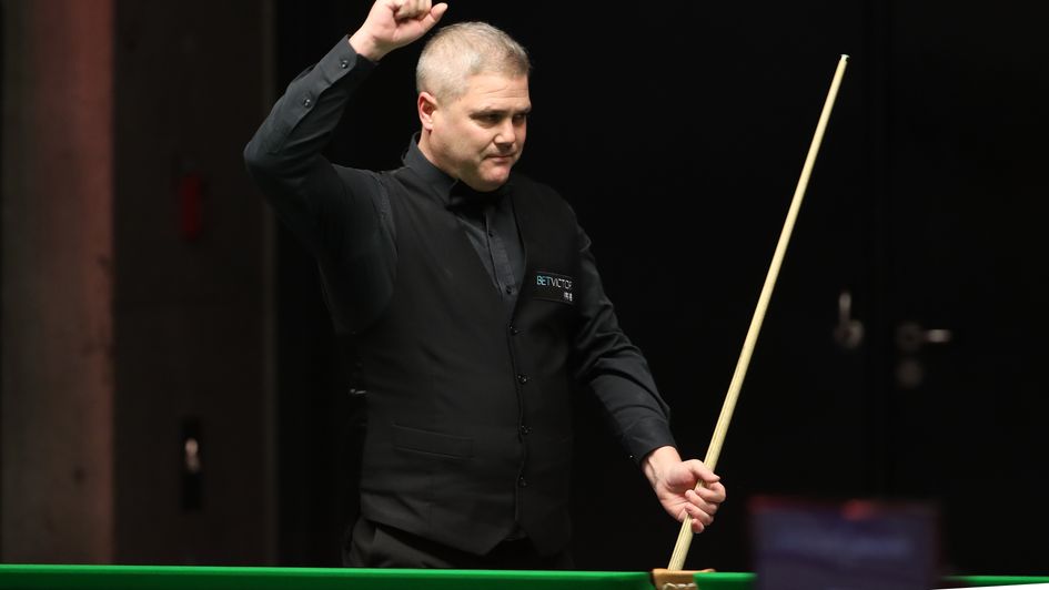 Robert Milkins celebrates (WST)