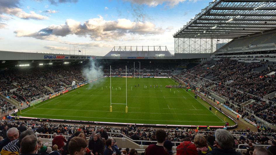 St James' Park has hosted Premiership and World Cup rugby union matches