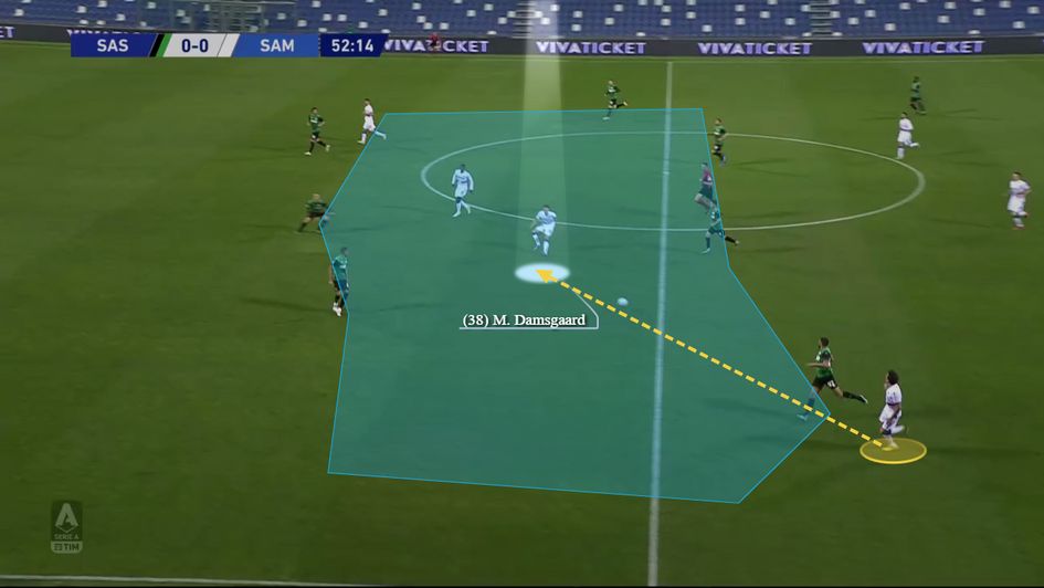 Expertly receiving space between the lines