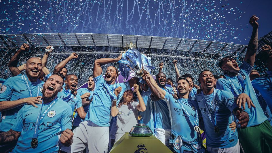 Manchester City won the Premier League in 2017/18