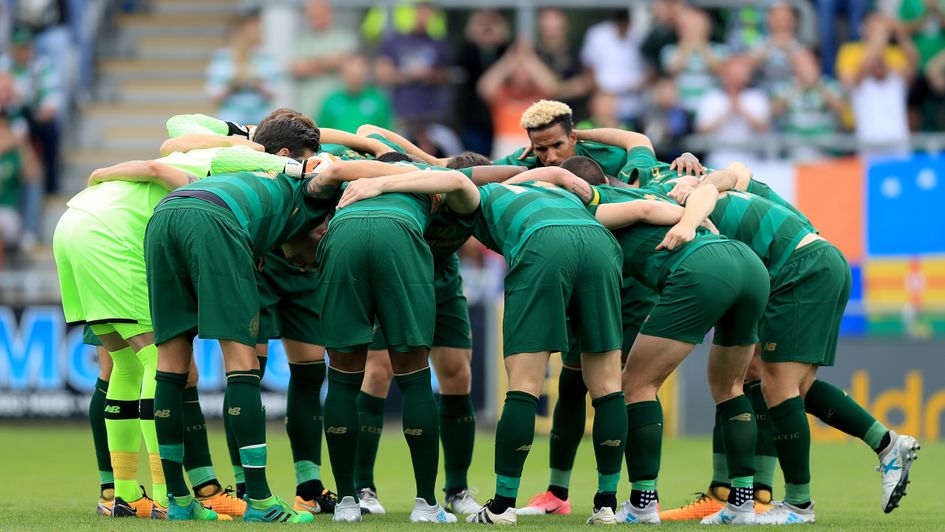 Celtic ahead of their big win over Shamrock Rovers
