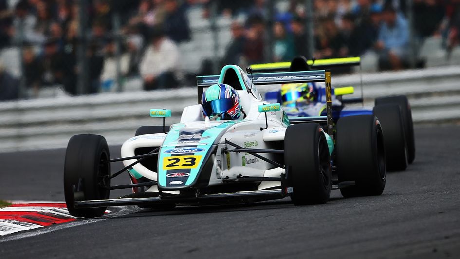Billy Monger, driving for JHR