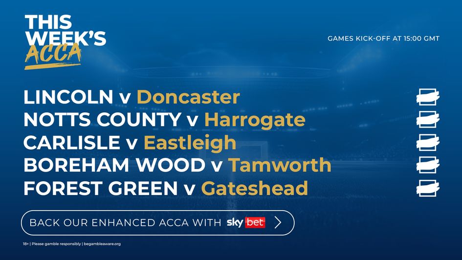 This Week's Acca - November 15