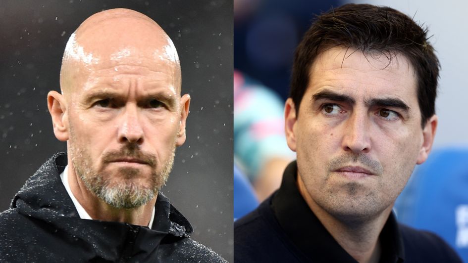 Erik ten Hag and Andoni Iraola
