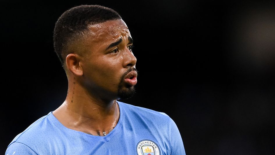 Gabriel Jesus in action for Manchester City