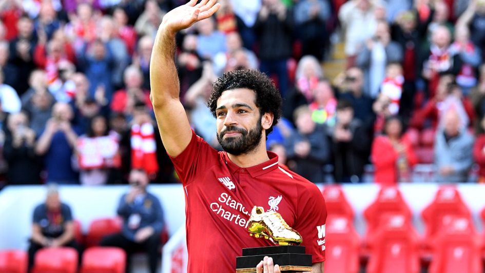 Mohamed Salah wins the Golden Boot award