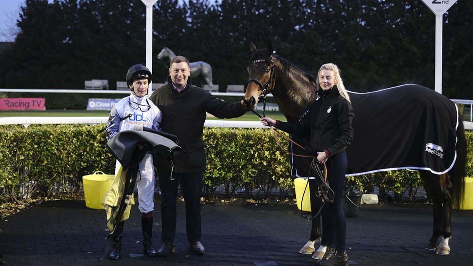 Little Edi after winning at Kempton under Oisin Murphy