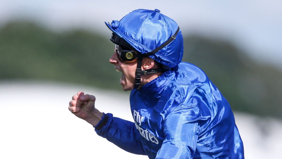 William Buick can't contain his joy as Masar wins the Derby for Godolphin