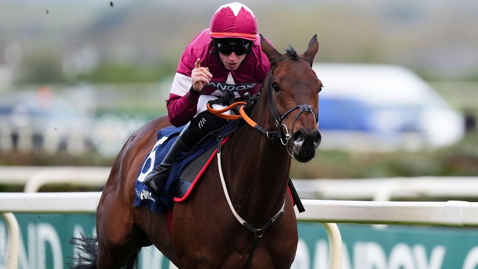 Jack Kennedy celebrates completing a Grade 1 double aboard Brighterdaysahead