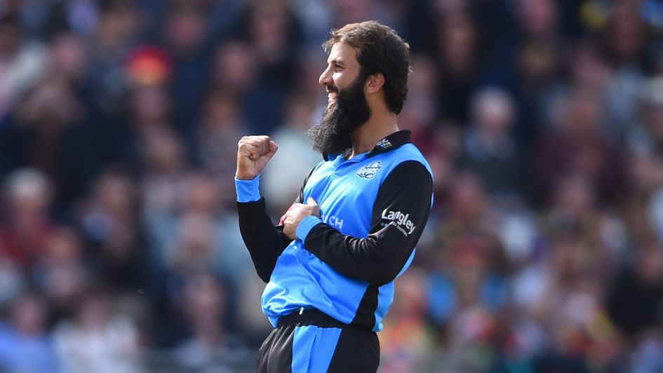 Celebrations for Moeen Ali
