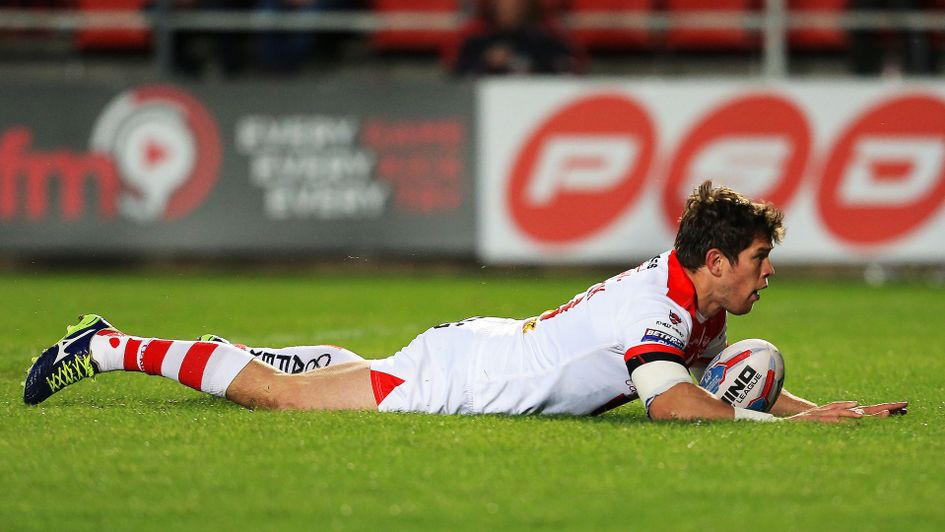 Louie McCarthy-Scarsbrook scores for St Helens